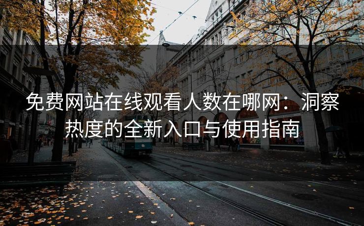 免费网站在线观看人数在哪网:洞察热度的全新入口与使用指南 免费网站在线观看人数在哪网:洞察热度的全新入口与使用指南